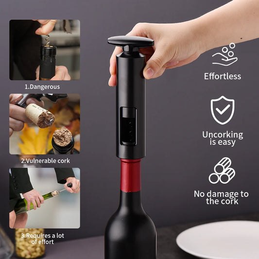 1 SET Creative Wine Opener Manual Bottle Opener Corkscrew Sparkling Wine Kitchen Tool Corks Openers Useful Kitchen Accessories Peaceful Pleasures Health and Wellness