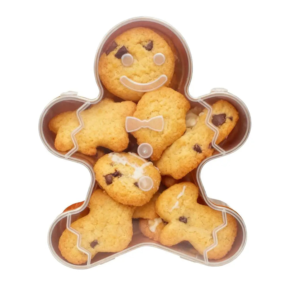 Christmas Snack Serving Tray with Lid | Holiday Party Box