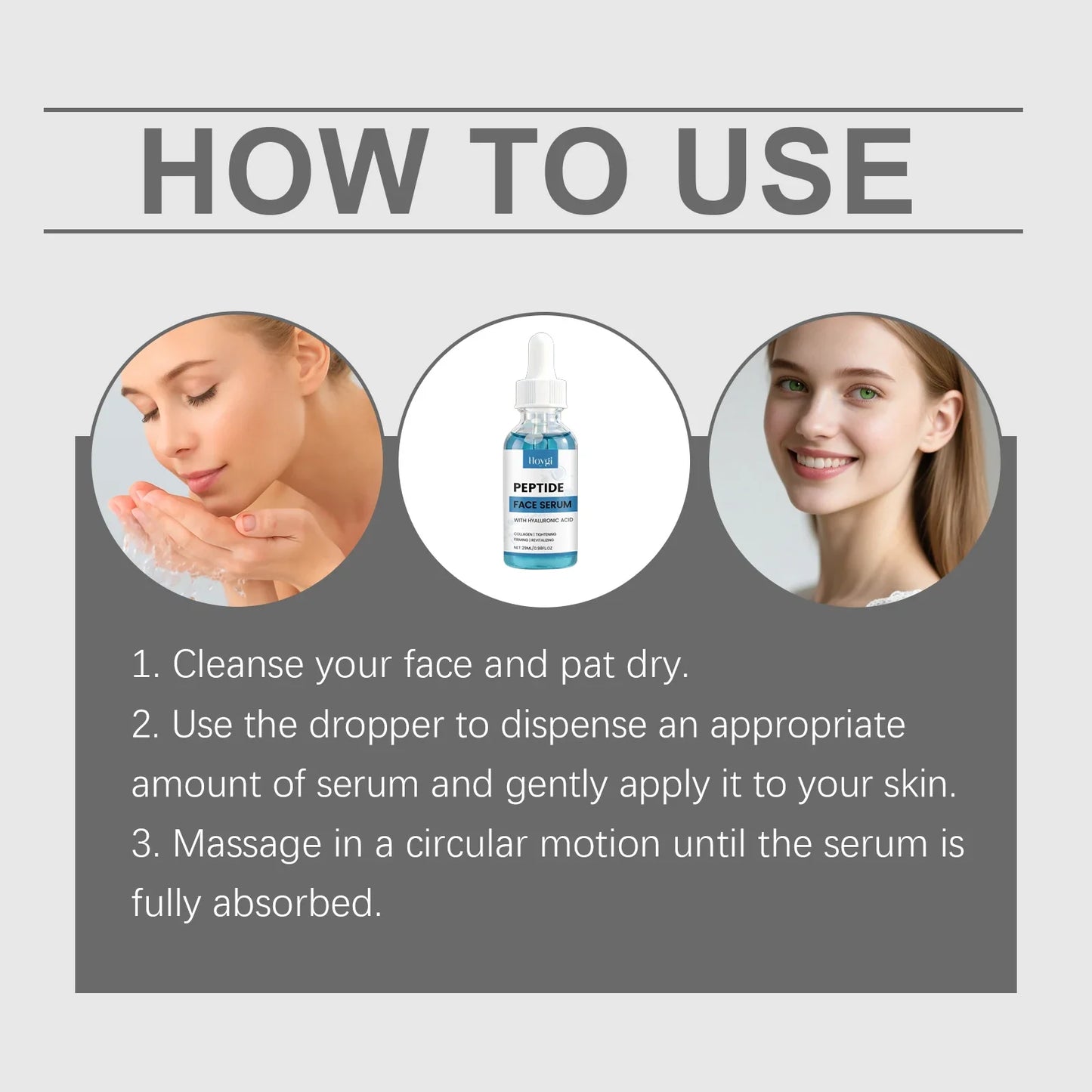 Copper Peptide Hydrating Face Serum – Moisturizing Essence