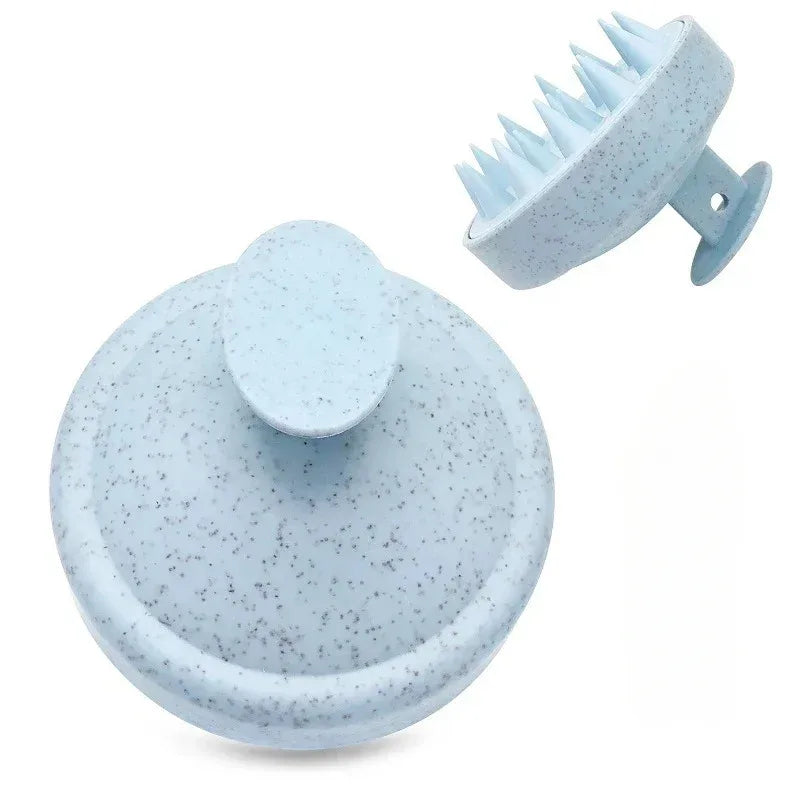Silicone Scalp Massage Shampoo Brush – Hair & Body Scrubber