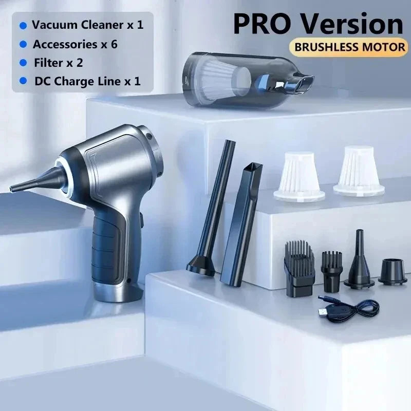 HOMEFISH Cordless Handheld Car & Home Vacuum Cleaner 120W