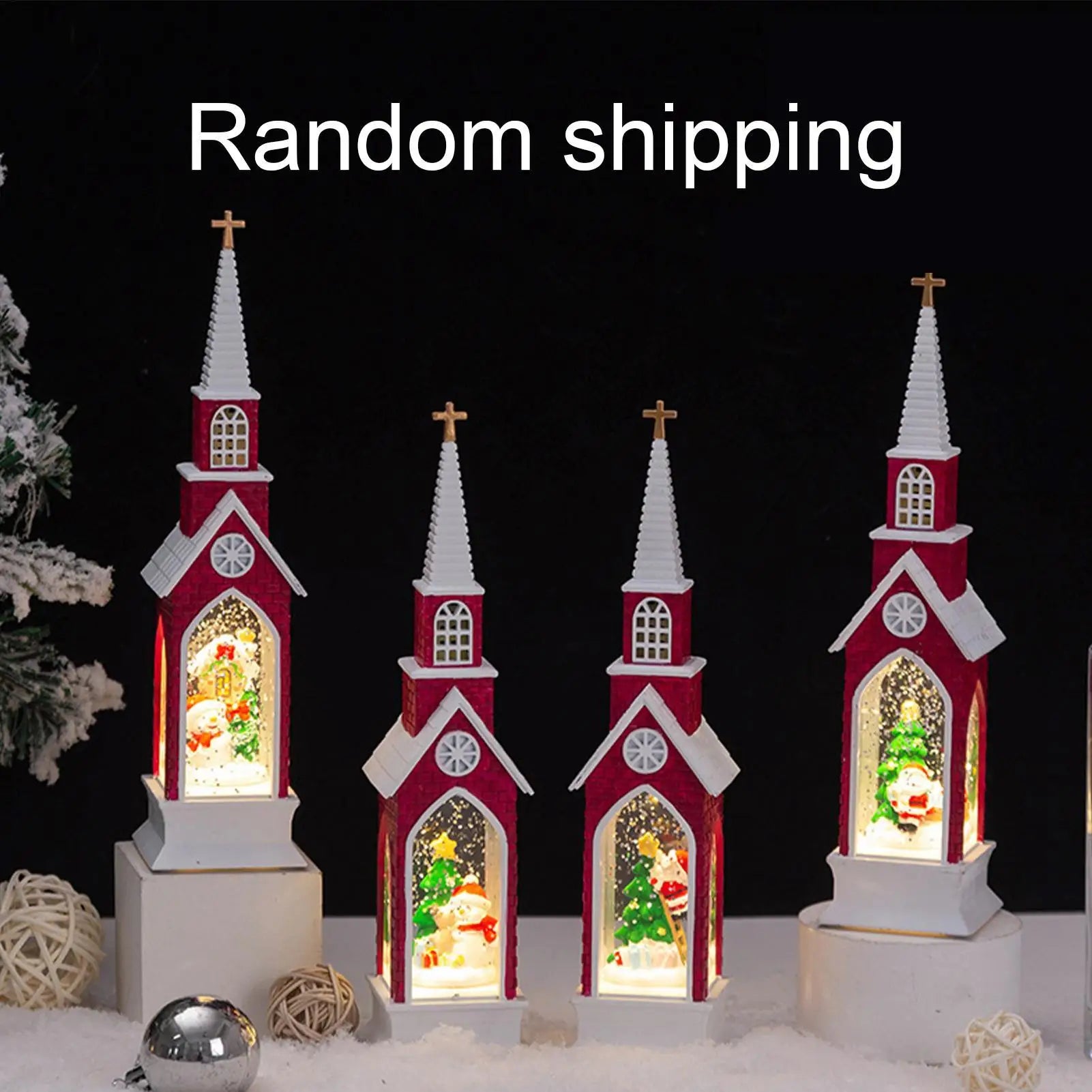 Christmas Tree Lamp LED Desktop House Design Lantern Santa Snowman Tree Aesthetic Night Light For Adults Teens Families Home Peaceful Pleasures Health and Wellness