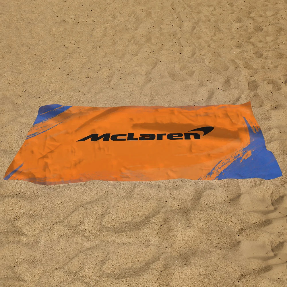 McLaren Racing Logo Quick-Dry Sports Beach Towel | Multi-Size