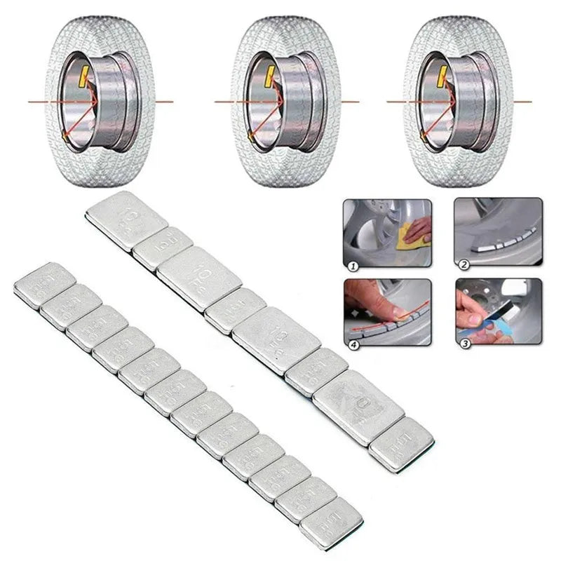 60g Adhesive Wheel Balancing Weights – Car, Truck & Motorcycle