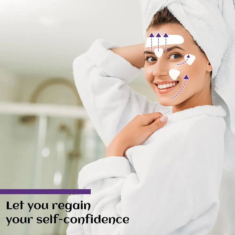 90pcs Anti-Wrinkle Face Patches – Forehead & Smile Lines