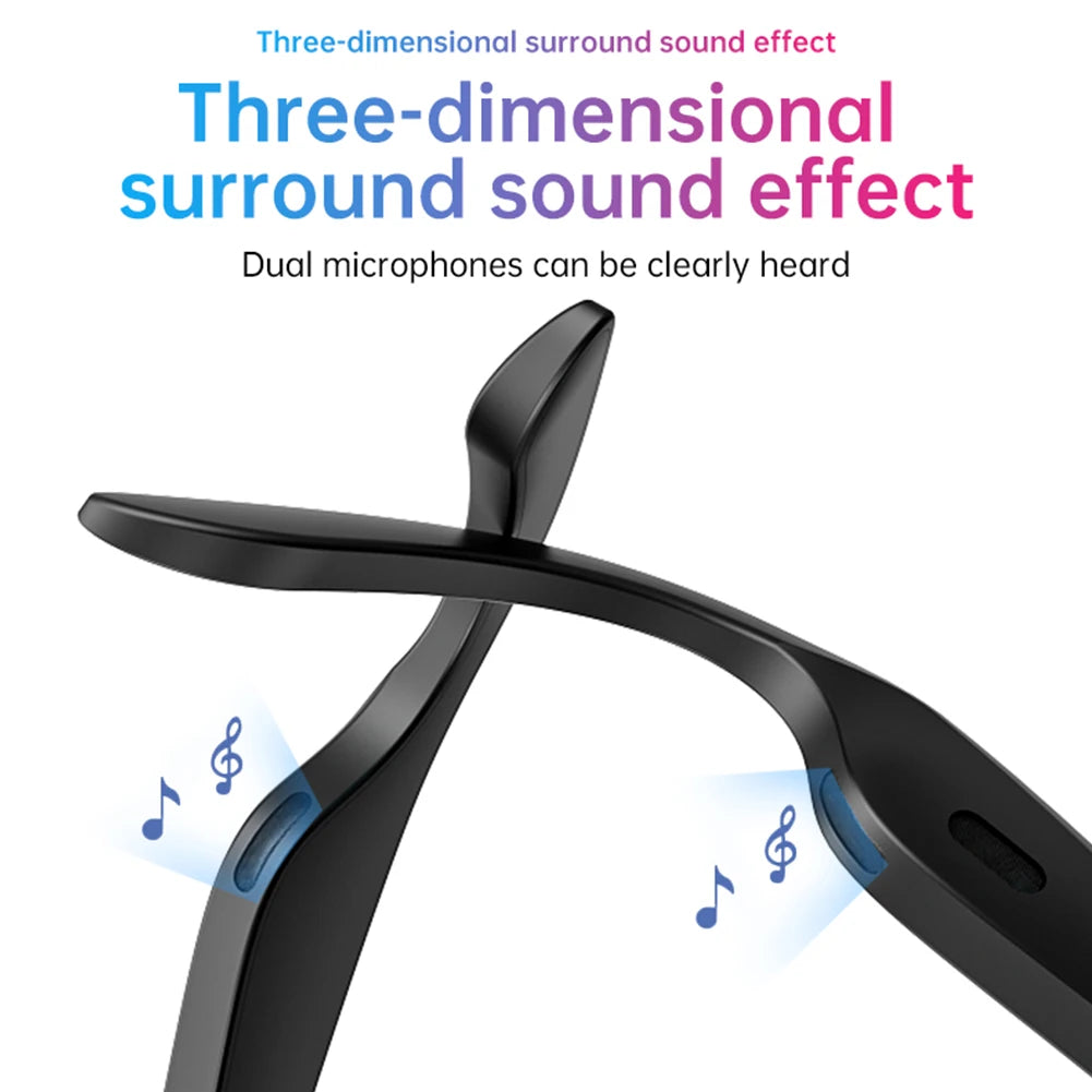 Smart BT Sunglasses – AI Translator, Music & Calls, UV Shield Peaceful Pleasures Health and Wellness