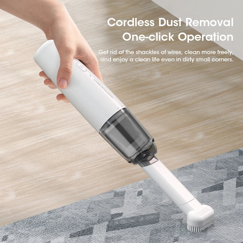Portable Wireless Handheld Car Vacuum Cleaner Rechargeable 13000Pa Cyclone Suction Automotive Dust Catcher For Car Peaceful Pleasures Health and Wellness