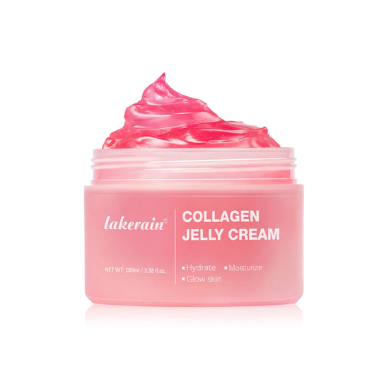 Moisturizing Collagen Jelly Cream Niacinamide Hydrolyzed Collagen Tightening Soothing Anti-Aging Firmness Hydration Skincare Peaceful Pleasures Health and Wellness