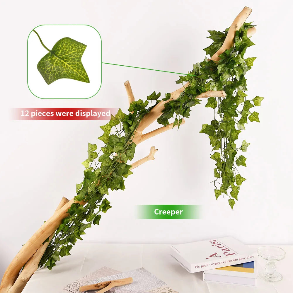 2.1M Artificial Ivy Garland – Silk Vine Leaf Wedding Home Decor