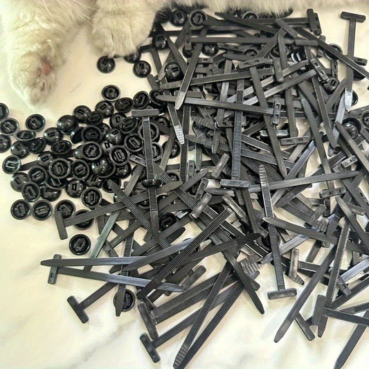 Heavy Duty Self-Locking Nylon Zip Ties & Cable Clip Buckles Nylon Cable Tie Buckles Oasis Select