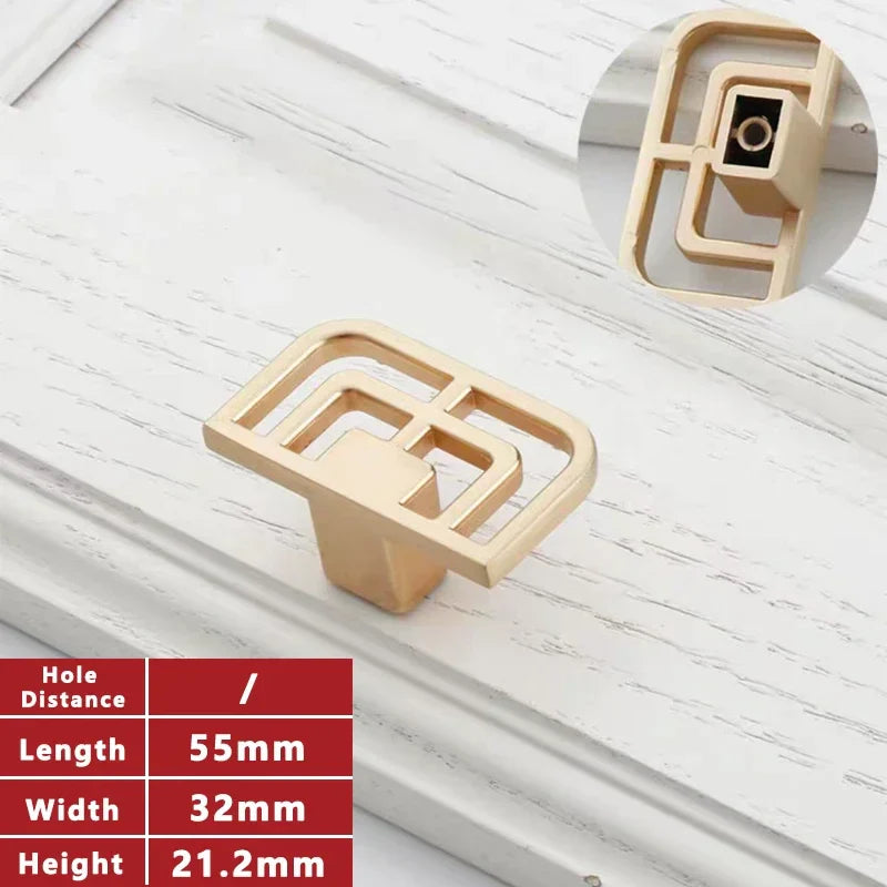 Vintage Brass Gold Cabinet Handles & Drawer Pulls | Zinc Alloy