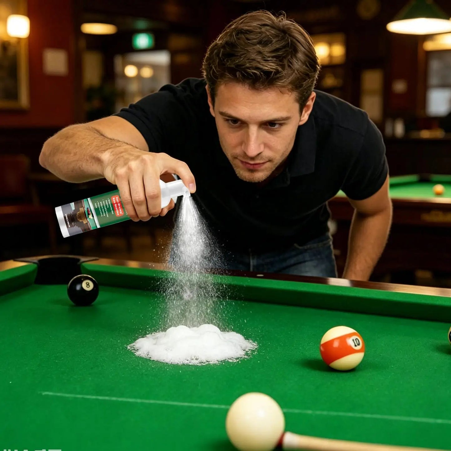 Pool Table Felt Cleaner 100ml Foam Spray with Towel | Billiard