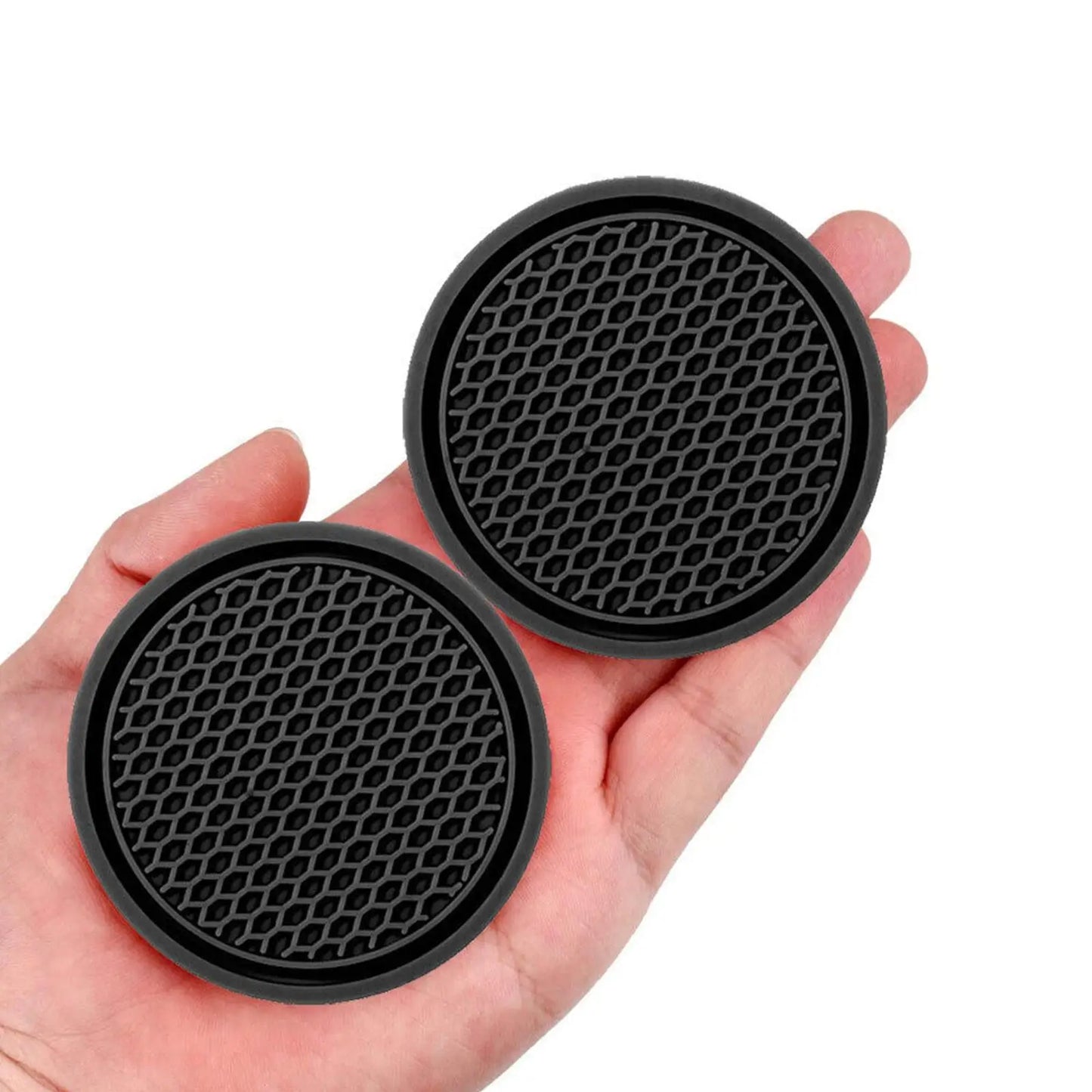 Auto Interior car creative water coaster Non-slip Diamond Rhinestone Rubber Mat for Bottle Holder Coaster Anti-skid Cup Holders Peaceful Pleasures Health and Wellness