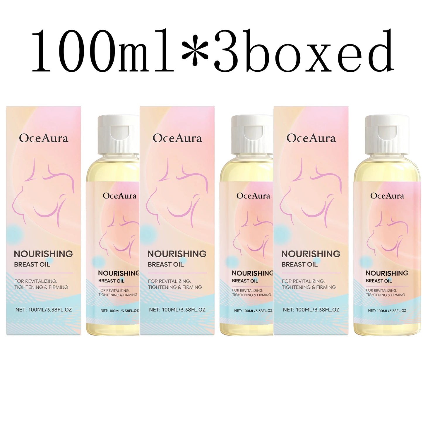 OceAura Breast Massage Oil – Firm & Nourish Skin Contours