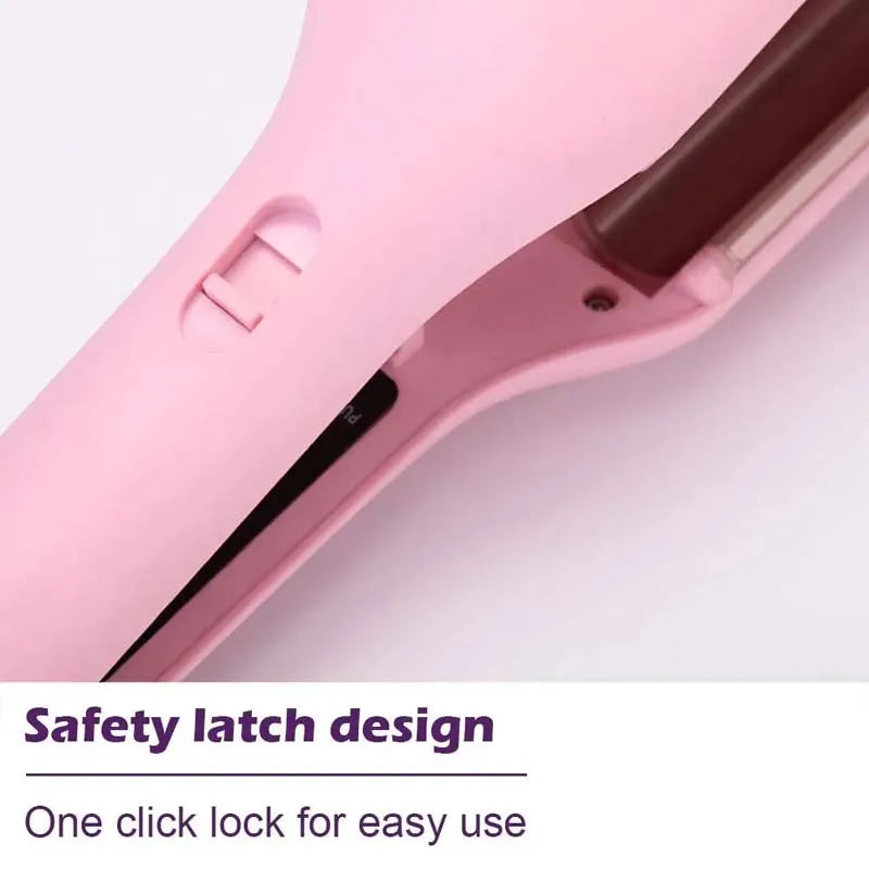 Egg Roll Curling Iron Hair Waver Wavey Iron Wand Hair Crimper Electric Ceramic Portable Hair Curler Peaceful Pleasures Health and Wellness