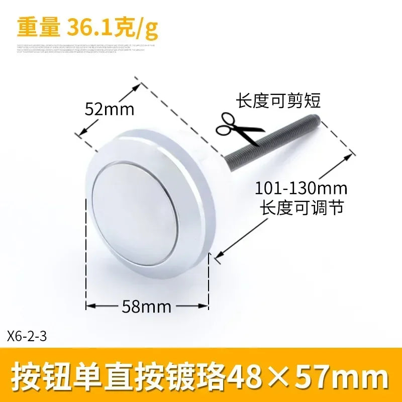 Dual Flush Toilet Tank Button 38mm 48mm 58mm | Push Button