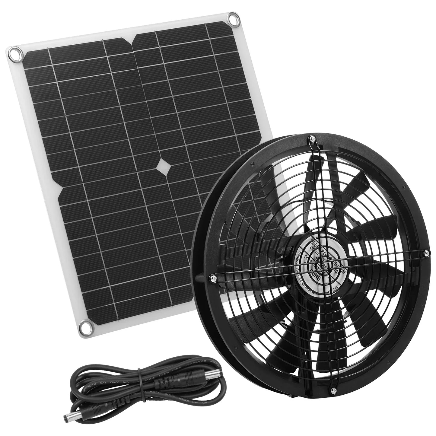 100W Solar Exhaust Fan – Chicken Coop, Greenhouse & Shed