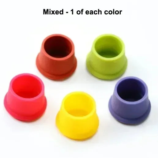 Food Home Flexible Bar Glass Stoper Grade Cocktail 5Pcs Accessories Cork Bottle Seal Drinkware Barware Durable Beer Kitchen Peaceful Pleasures Health and Wellness Mixed Colors 5pcs