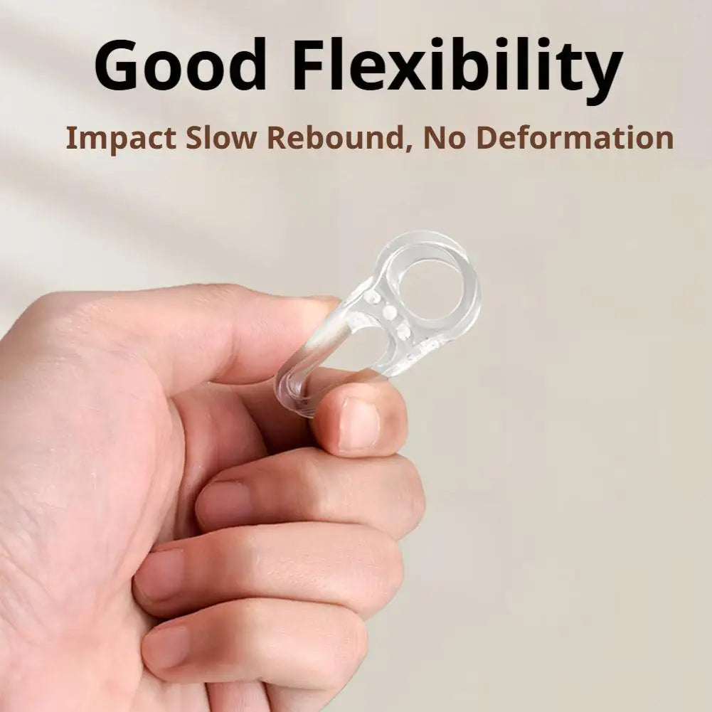 1/5pcs Door Stoppers Door Handle Anti-collision Silicone Pad No Drilling Wall Impact Buffer Safety Protection Door Absorber Peaceful Pleasures Health and Wellness