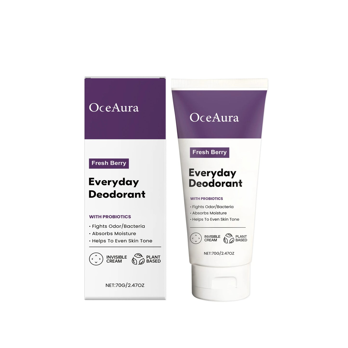 OceAura Fruity Deodorant Cream – Odor Control & Skin Nourishing