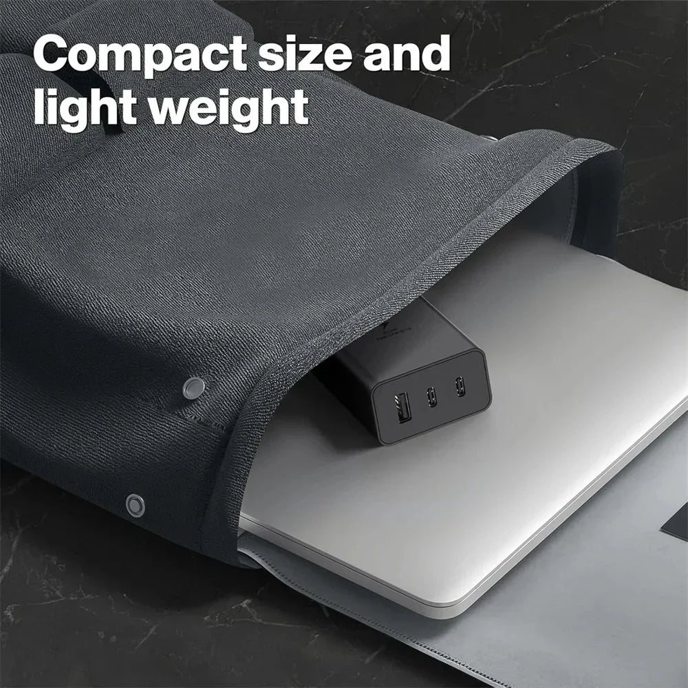 65W GaN USB-C Fast Charger Wall Adapter – iPhone & Android