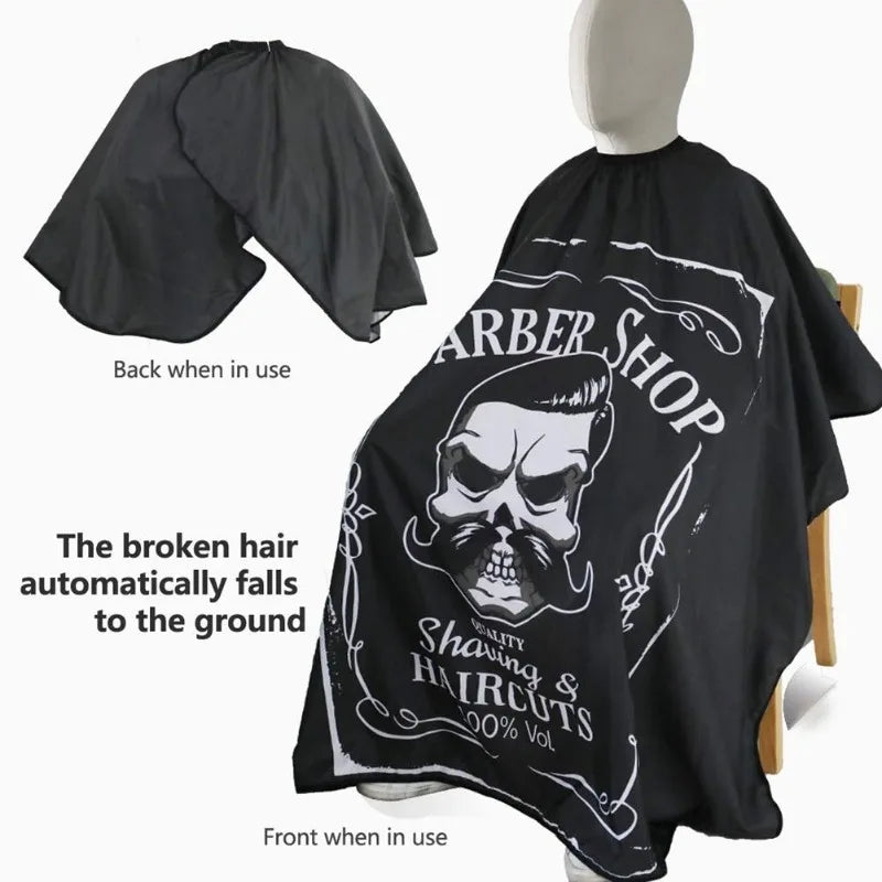 2-Pack Antistatic Hair Cutting Cape & Barber Apron Set Hairdressing Cape Set Peaceful Pleasures Health and Wellness