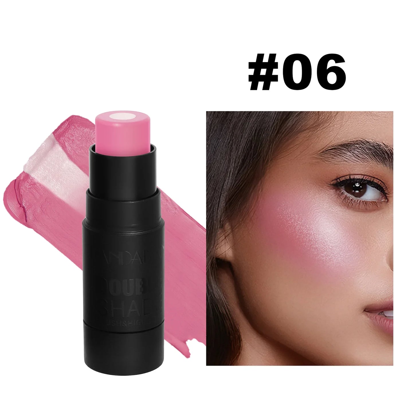 Handaiyan 3-in-1 Blush Highlighter Contour Stick – Cream