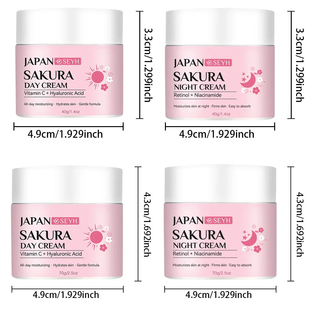 Day & Night Repair Cream Set – Retinol, Vitamin C & Niacinamide