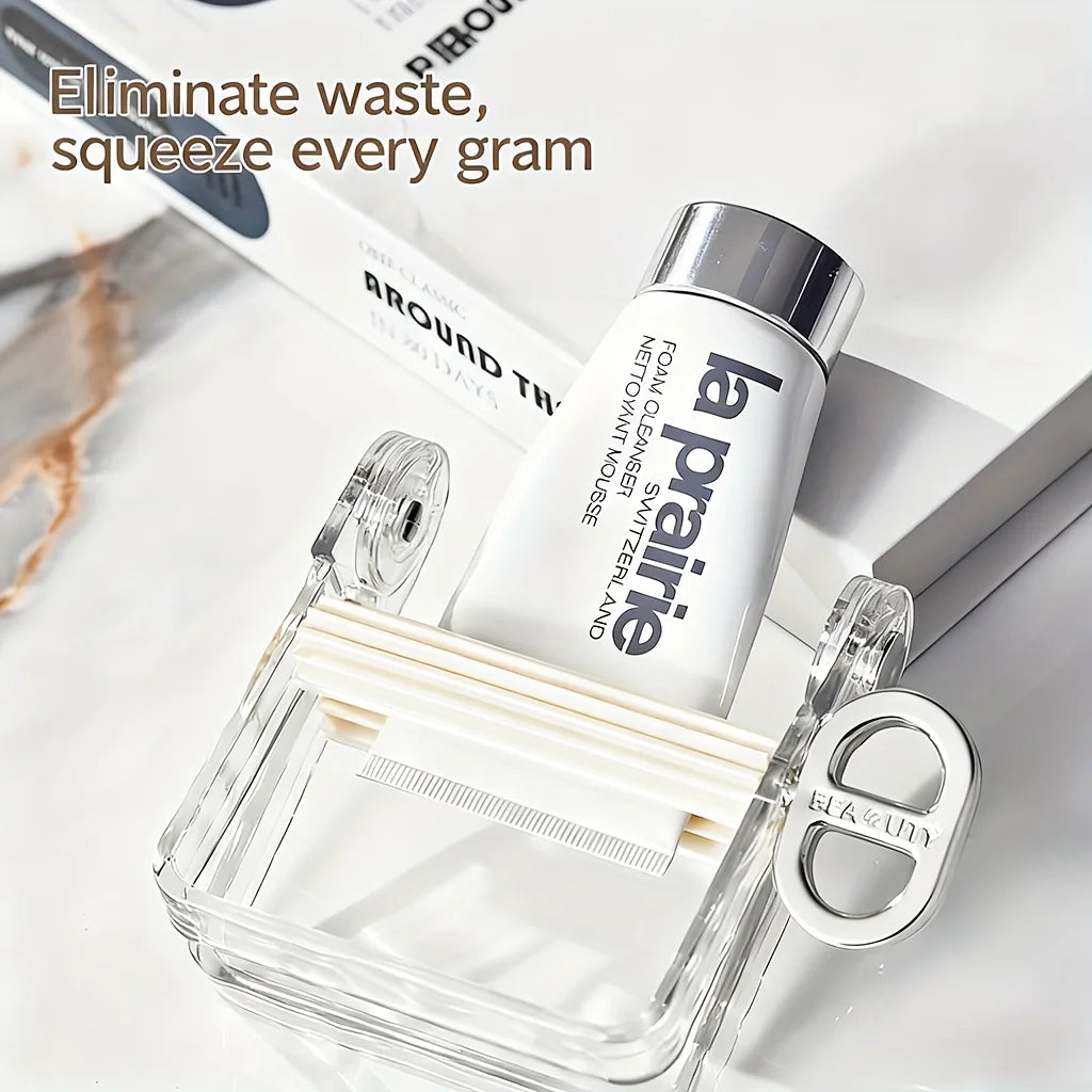 Manual Rotating Tube Squeezer Nozzle, Handheld Toothpaste Dispenser, Easy-To-Use Oral Care Tool, Perfect for Daily Use Peaceful Pleasures Health and Wellness