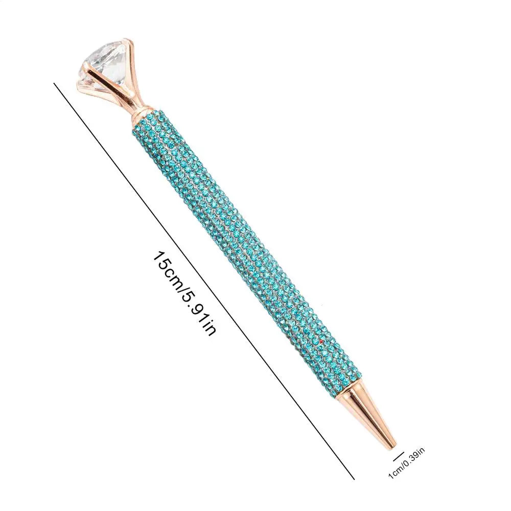 Bulk Rhinestone Pens Sparkly Crystal Gel Pen Large Gem Bling Writing Tool For Teacher Nurse Coworker Friends, Office Desk Peaceful Pleasures Health and Wellness 04