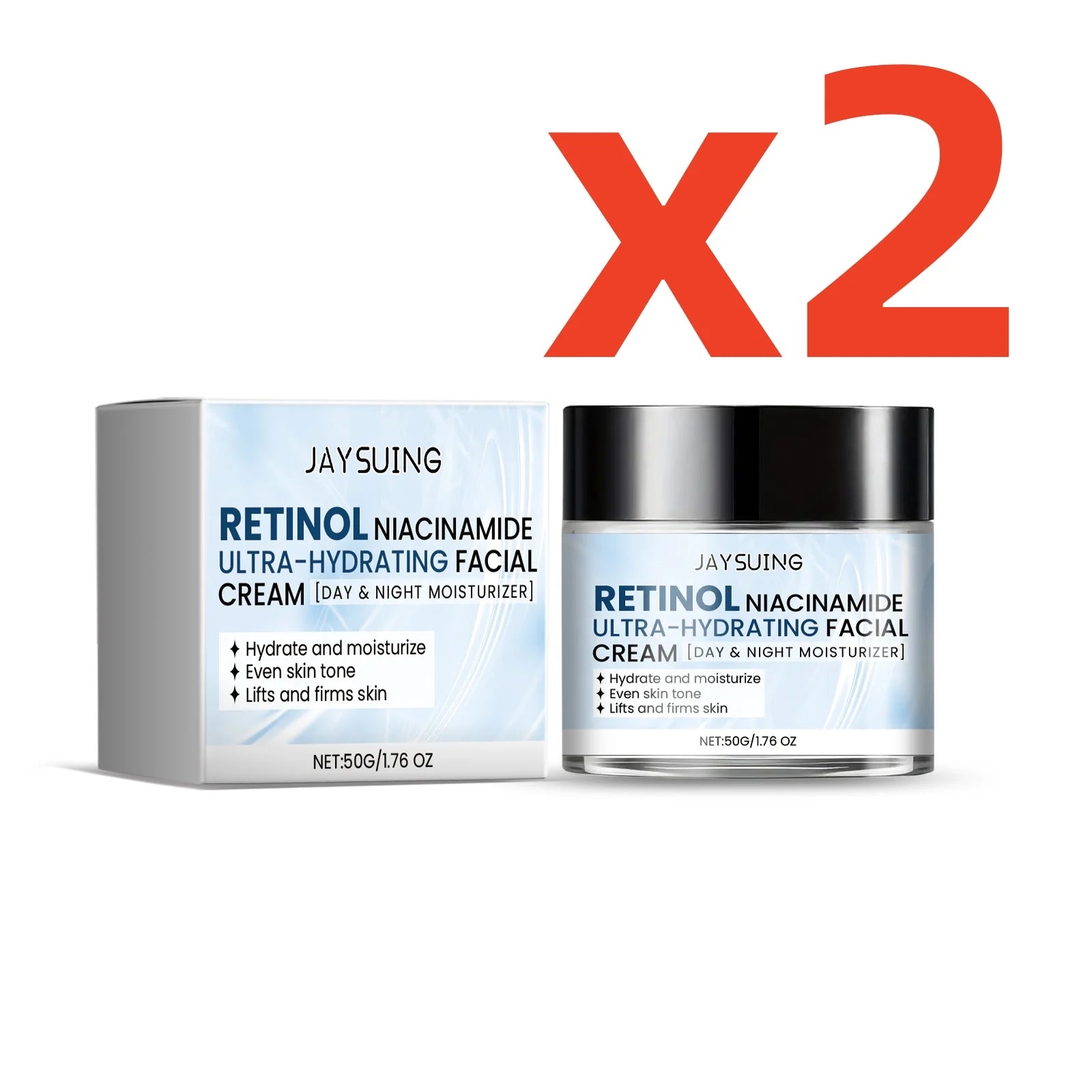 Nicotinamide Face Cream Improve Sagging Dry Skin Anti-Wrinkle Enhances Luster Reduce Dullness Dark Spots Hydrating Facial Cream Peaceful Pleasures Health and Wellness 100g boxed
