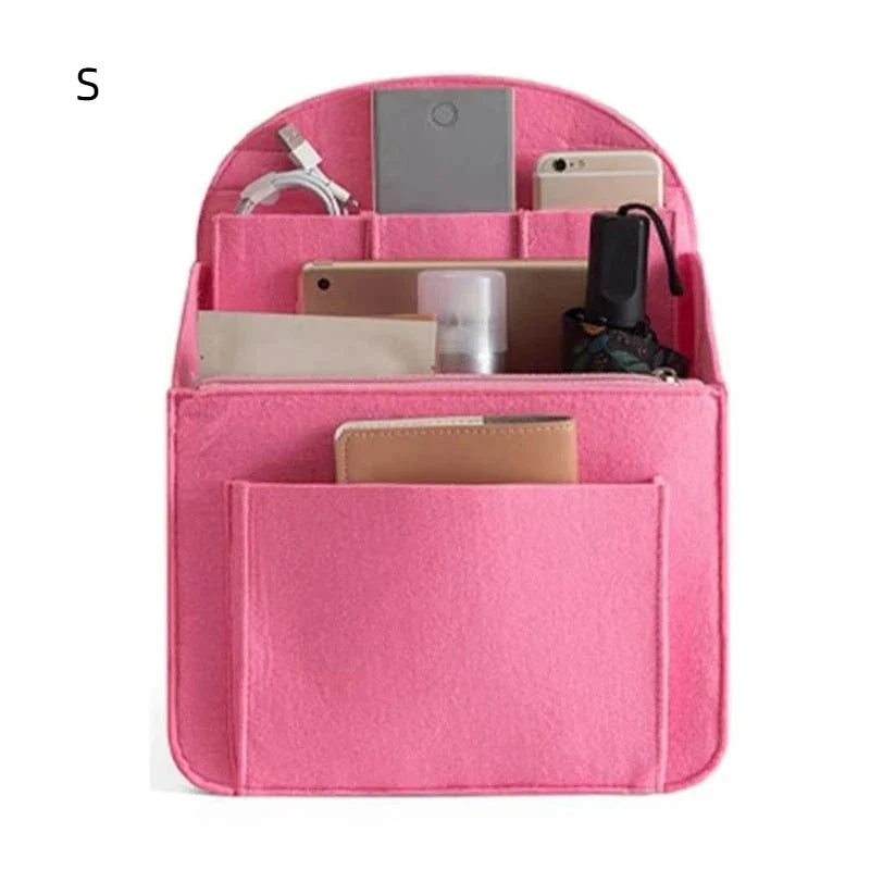 Felt Bag Insert Organizer – Multi-Pocket Travel Divider