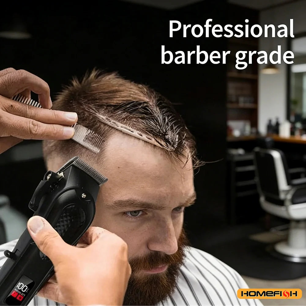 Professional USB Rechargeable Hair Clipper & Beard Trimmer, Cordless, Ideal Gift For Men Peaceful Pleasures Health and Wellness