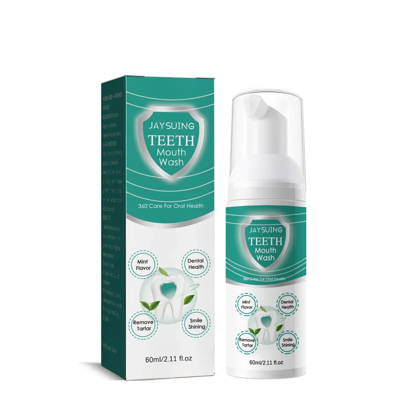 Jaysuing Teeth Foam Mousse – Whitening, Plaque & Fresh Breath