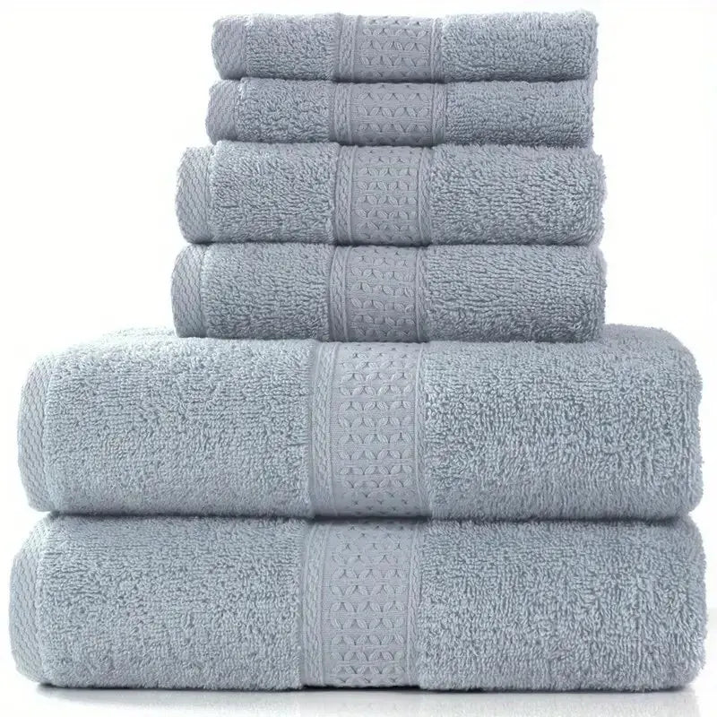 Soft Absorbent Cotton Bath Towel & Washcloth | Hotel Quality