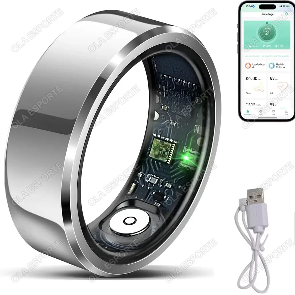 Ola Esporte Smart Ring – Heart Rate, Sleep & SpO2 Monitor