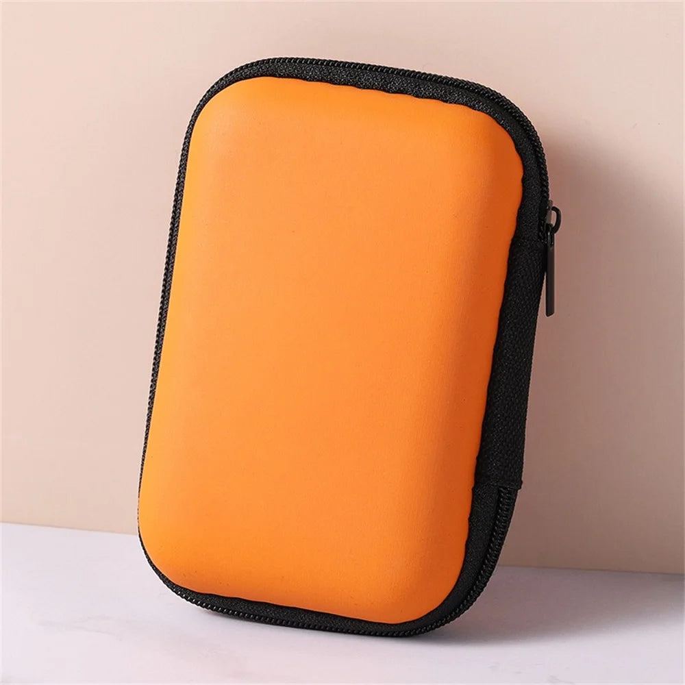 Portable EVA Zipper Bag for Cables, Charger & USB Travel Case