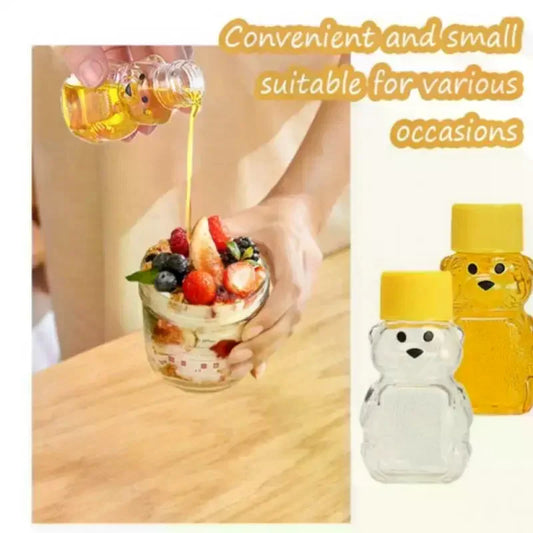 Mini Bear Squeeze Sauce Bottles | Portable Condiment Containers Condiment Squeeze Bottle Oasis Select