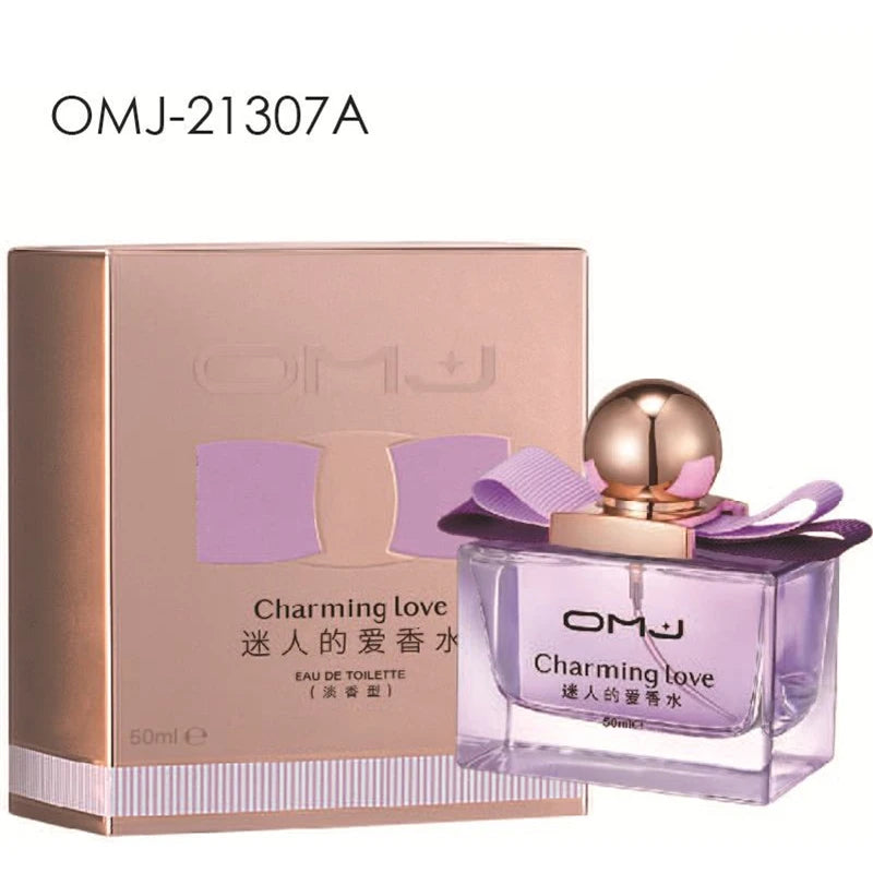 Charming Love Women's Perfume 50ml Long-lasting Fresh Citrus Lychee Fruity Scent Perfume Romantic Elegant Date Perfume Peaceful Pleasures Health and Wellness Lychee 50ml