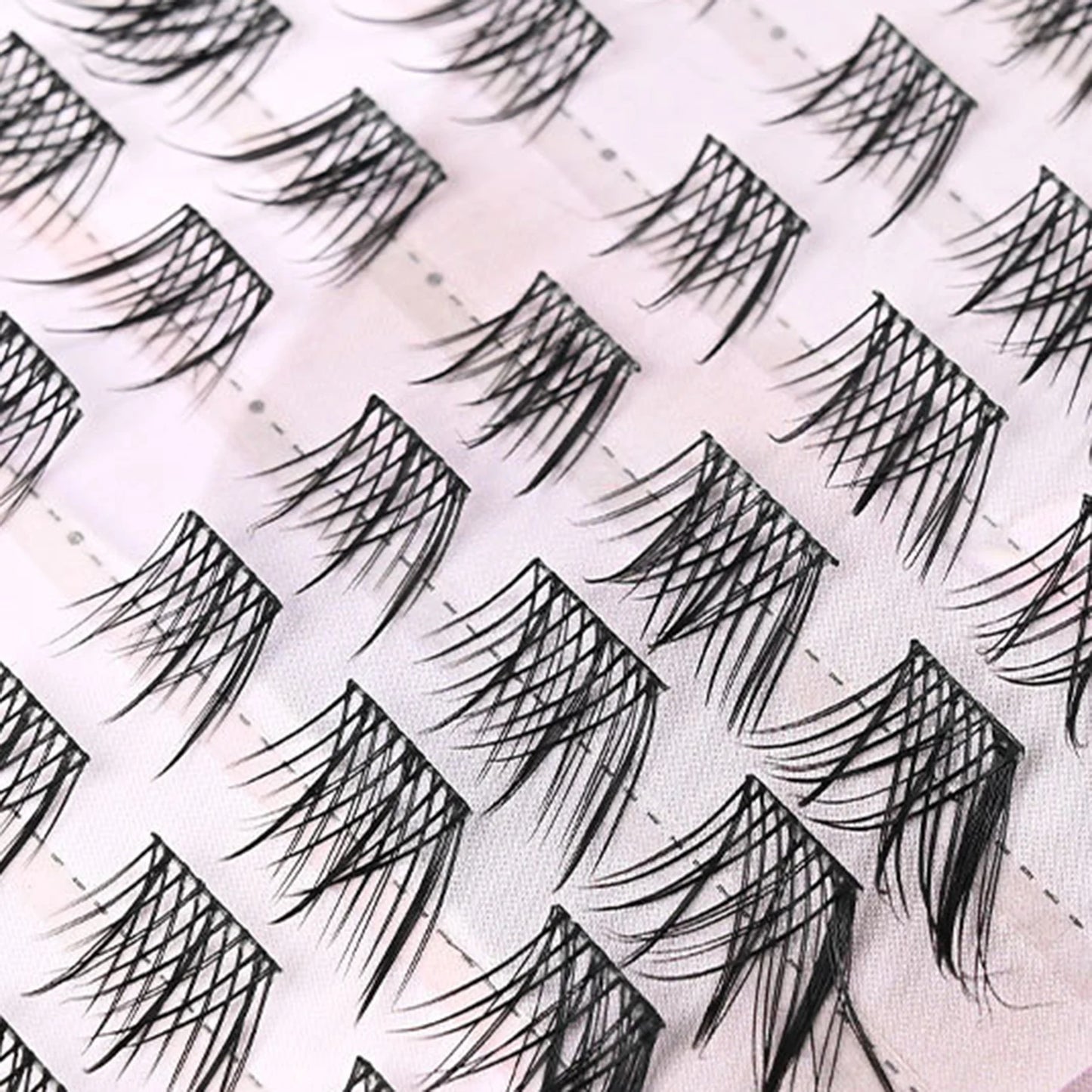 Large Capacity Manga Eyelash Book Dense False Eyelashes 8-12mm Single Cluster Fox-style Lashes Natural Volume Eyelash Extension Peaceful Pleasures Health and Wellness