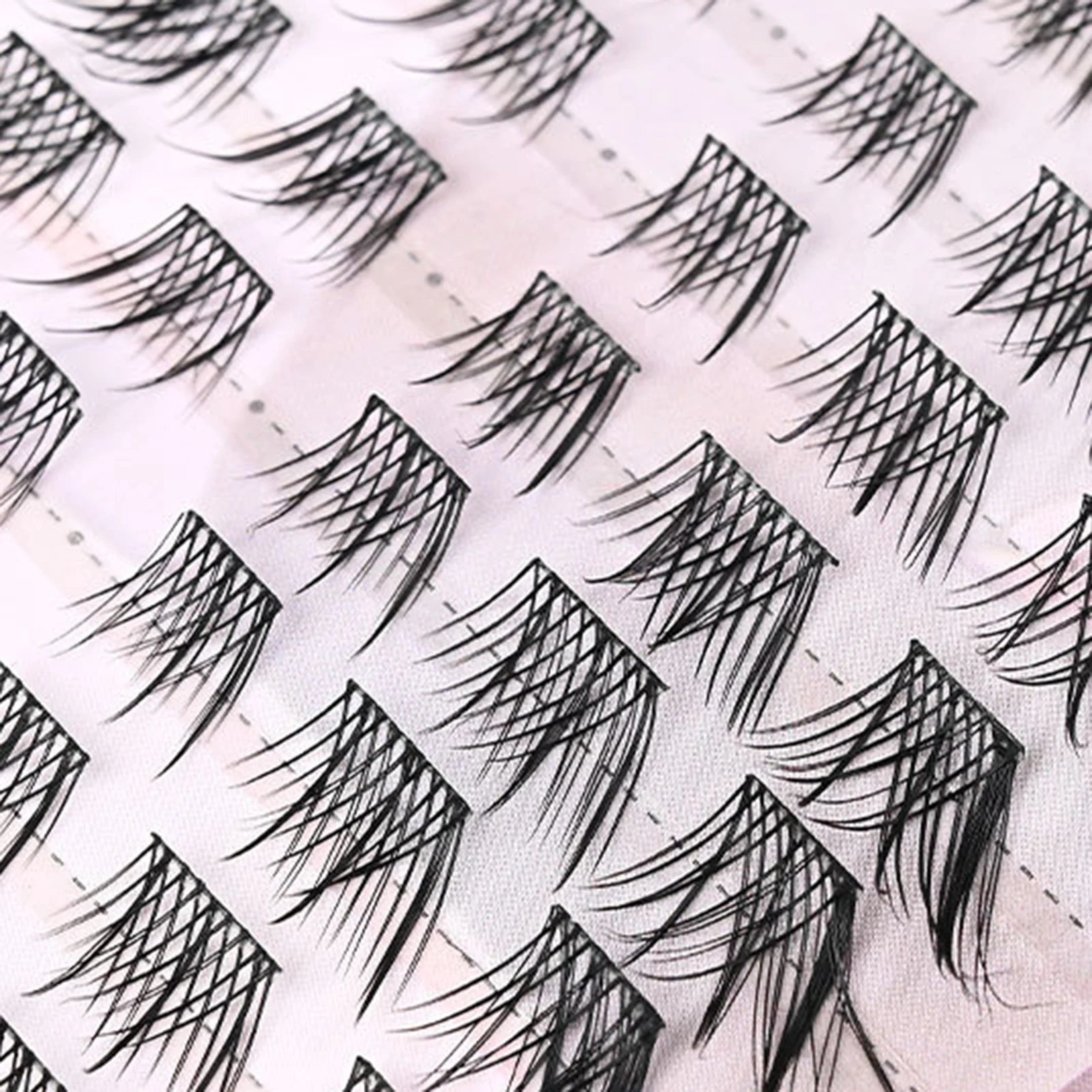 Large Capacity Manga Eyelash Book Dense False Eyelashes 8-12mm Single Cluster Fox-style Lashes Natural Volume Eyelash Extension Peaceful Pleasures Health and Wellness