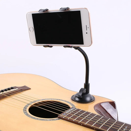 Headstock Folk Electric Guitar Phone Holder Rack Clip Convenient Easy Peaceful Pleasures Health and Wellness
