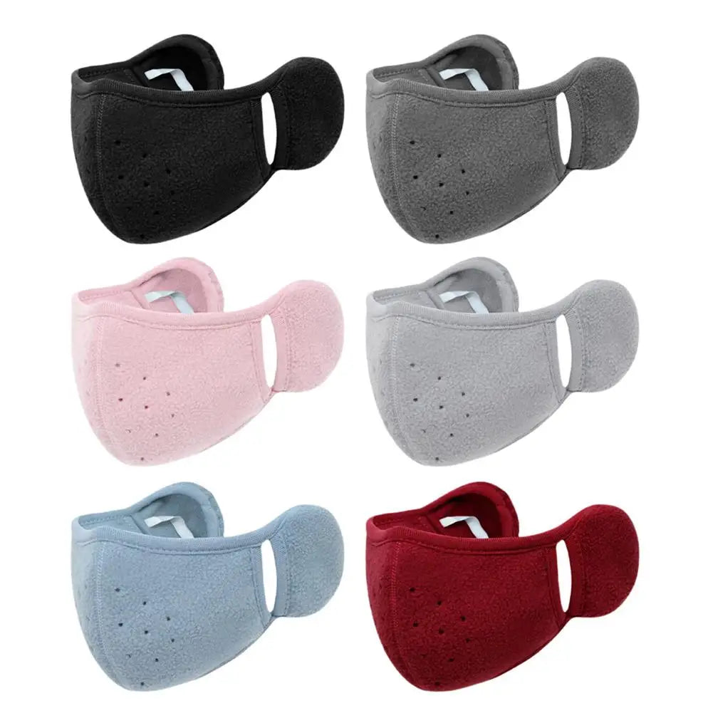 Winter Fleece Earmuffs & Windproof Face Mask – Unisex 2-Pack Winter Ear Warmer Mask Peaceful Pleasures Health and Wellness