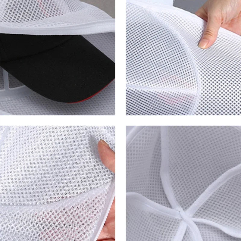Hat Wash Protector Bag – Anti-Deformation Mesh Laundry Bag