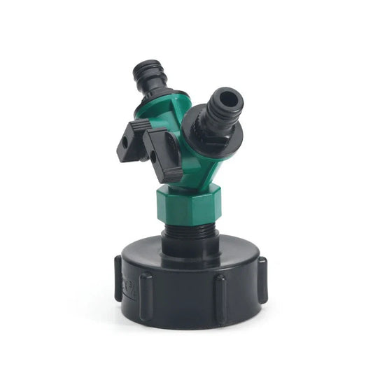 2-Way Y-Shape Garden Hose Splitter with Switch | Pipe Adapter Garden Hose Splitter Oasis Select