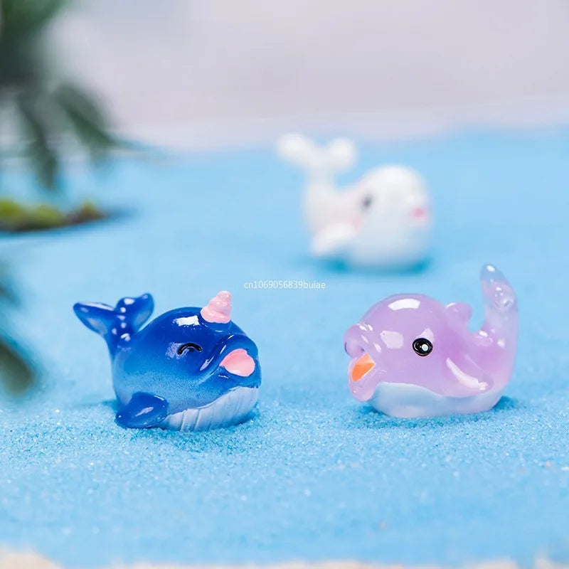 Mini Ocean Resin Animals Tiny Sea Animals Figurines Marine Miniature Animals Aquarium Ornaments Home Decorations fairy garden Peaceful Pleasures Health and Wellness