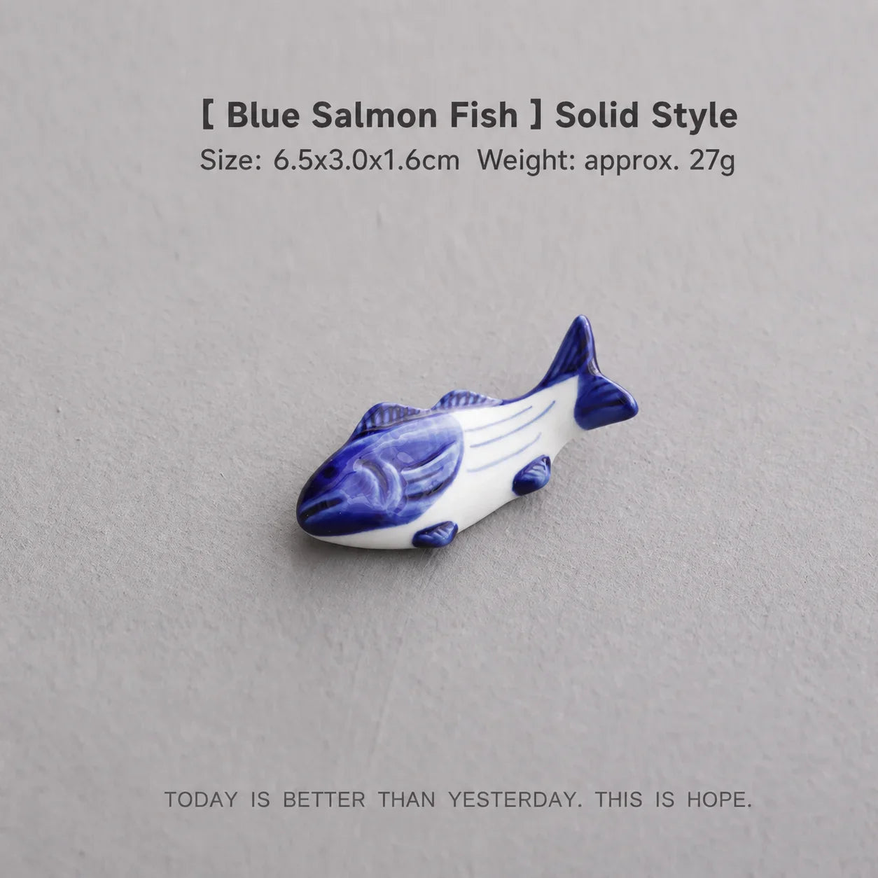 Ceramic Fish Chopstick & Pen Holder – Decorative Desk Ornament