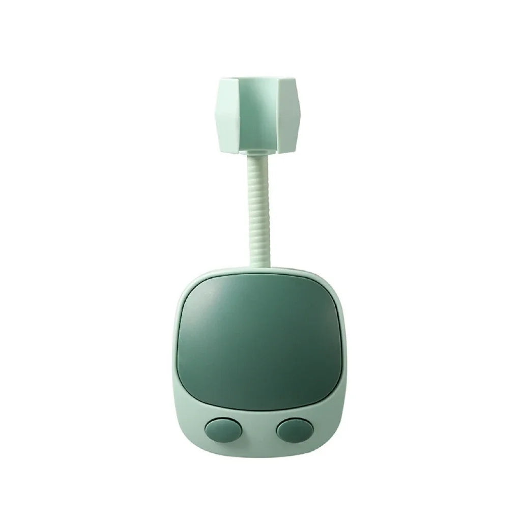 Punch-Free Adjustable Shower Head Holder – 360° Rotating Bracket
