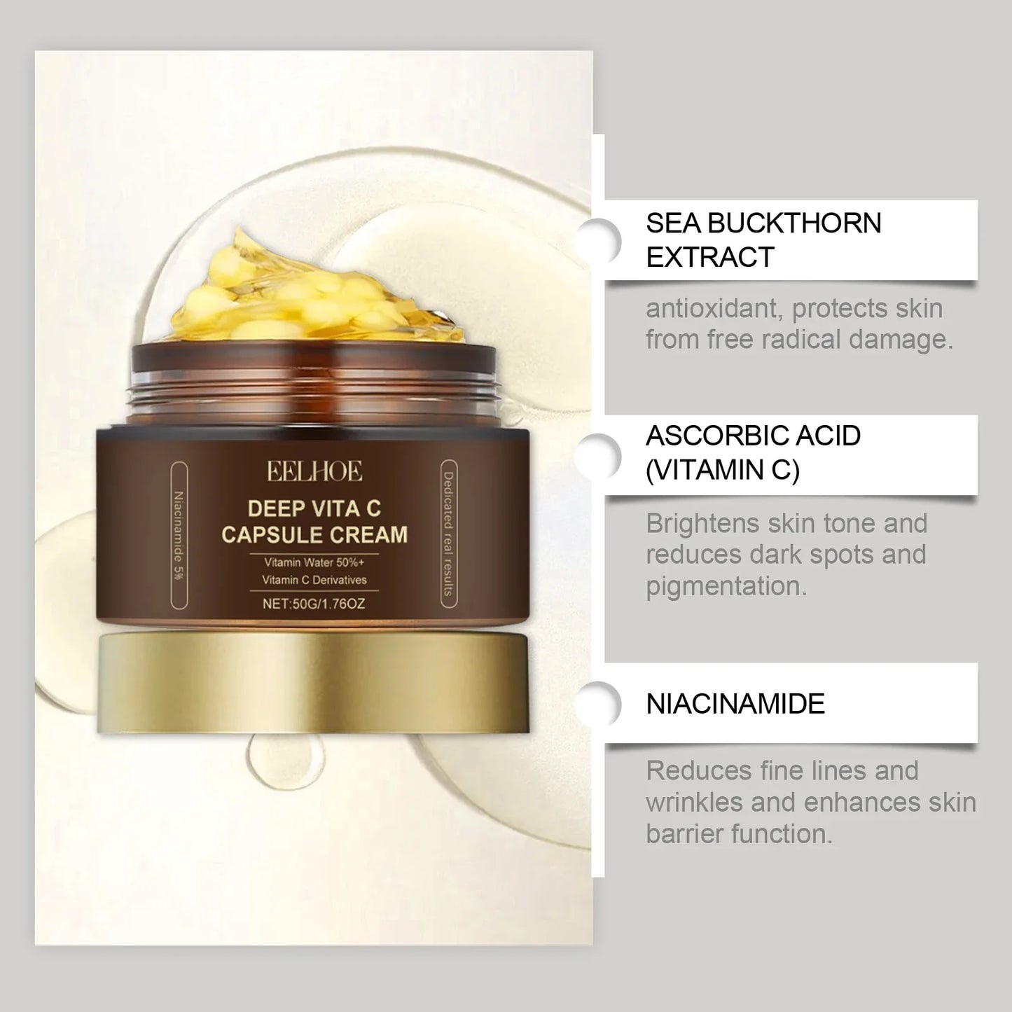 EELHOE Vita C Capsule Cream – Brightening Dark Spot Corrector