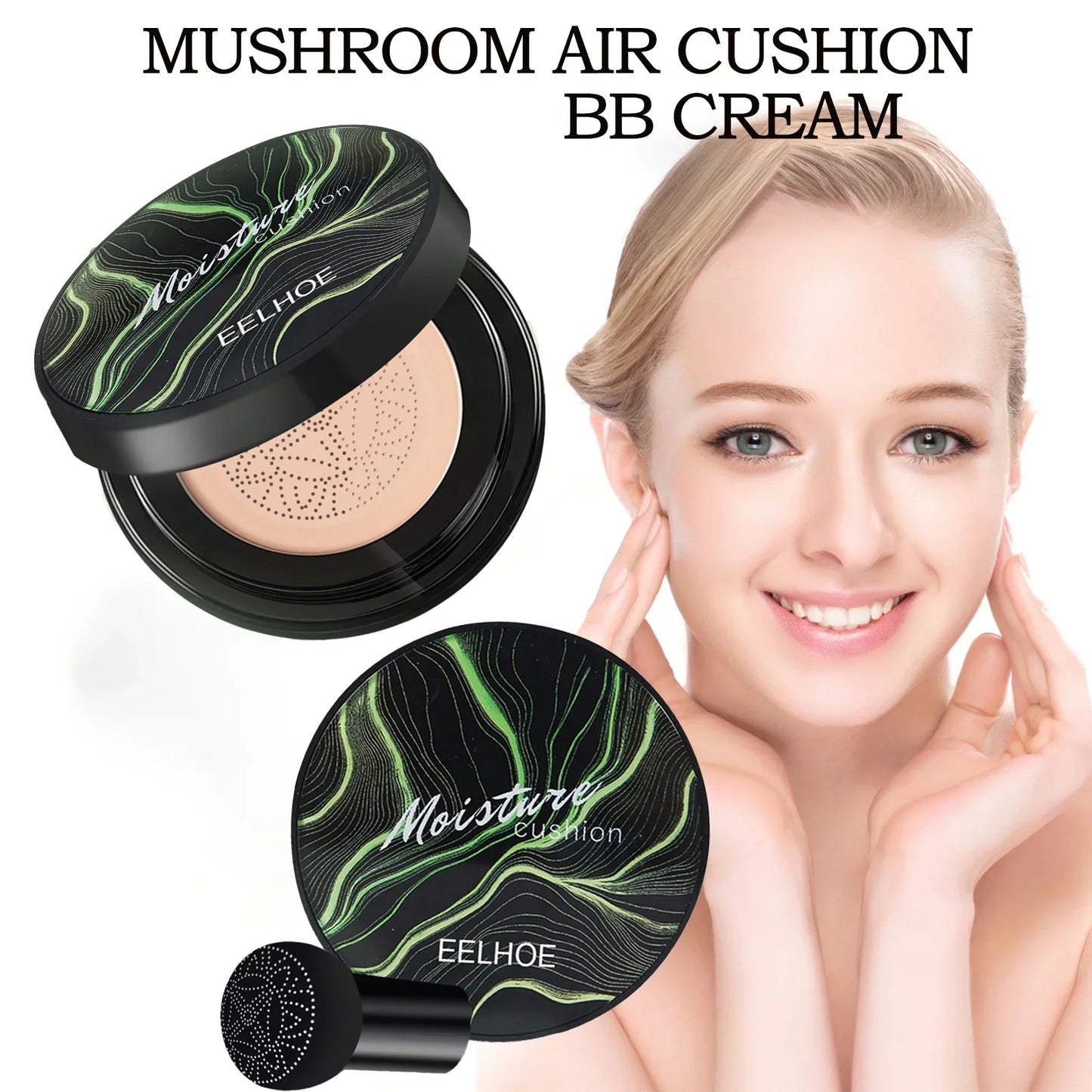EELHOE Mushroom Head Air Cushion BB Cream – Full Coverage Base
